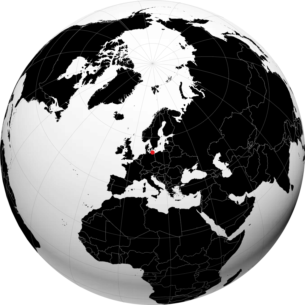 Stralsund en el globo