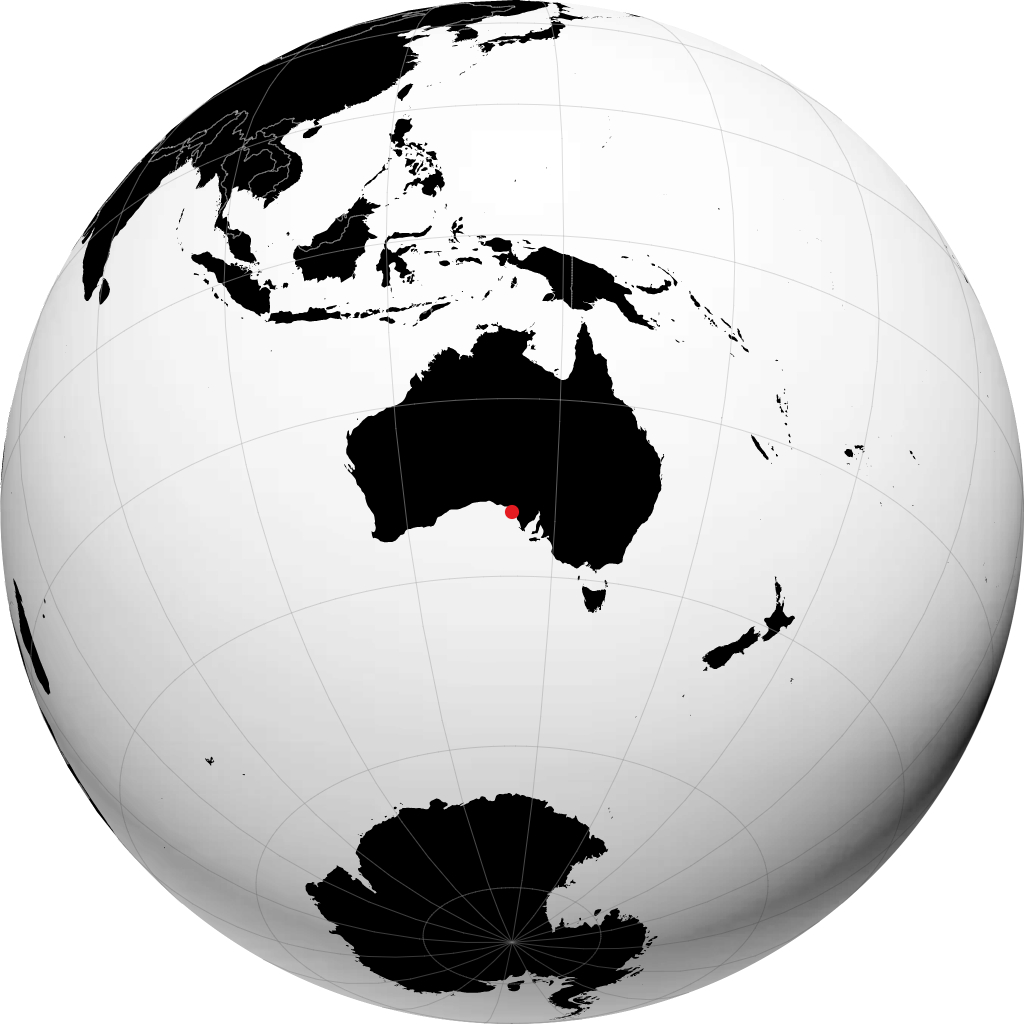 Streaky Bay en el globo
