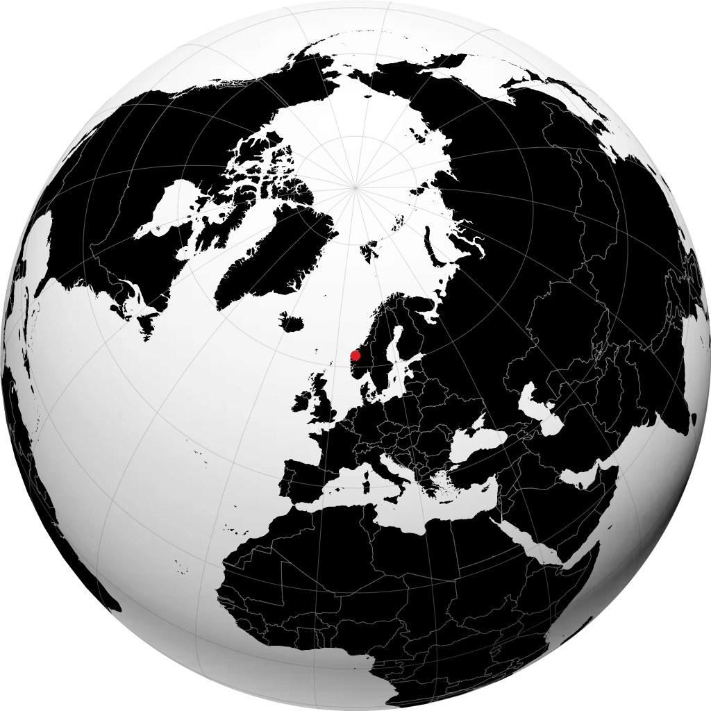 Stryn en el globo