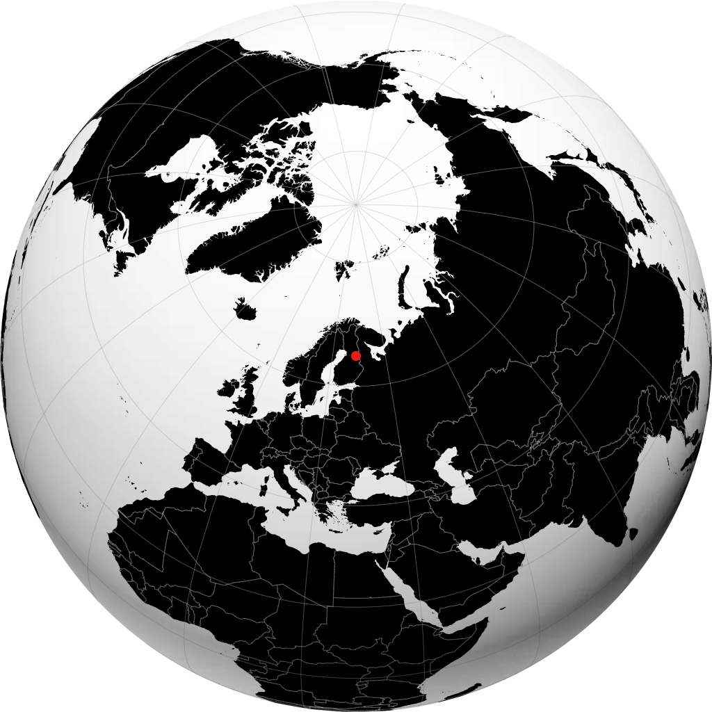 Suomussalmi en el globo
