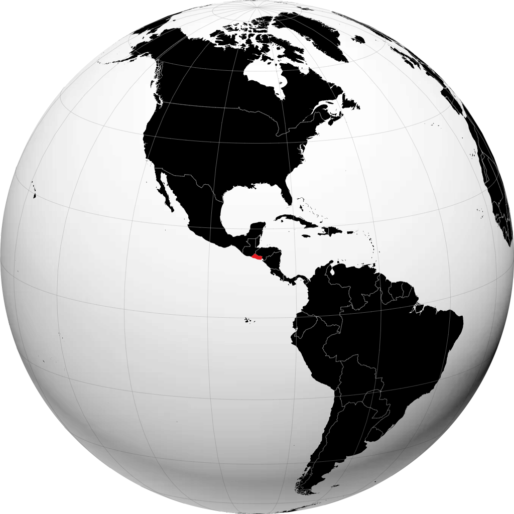 El Salvador en el globo