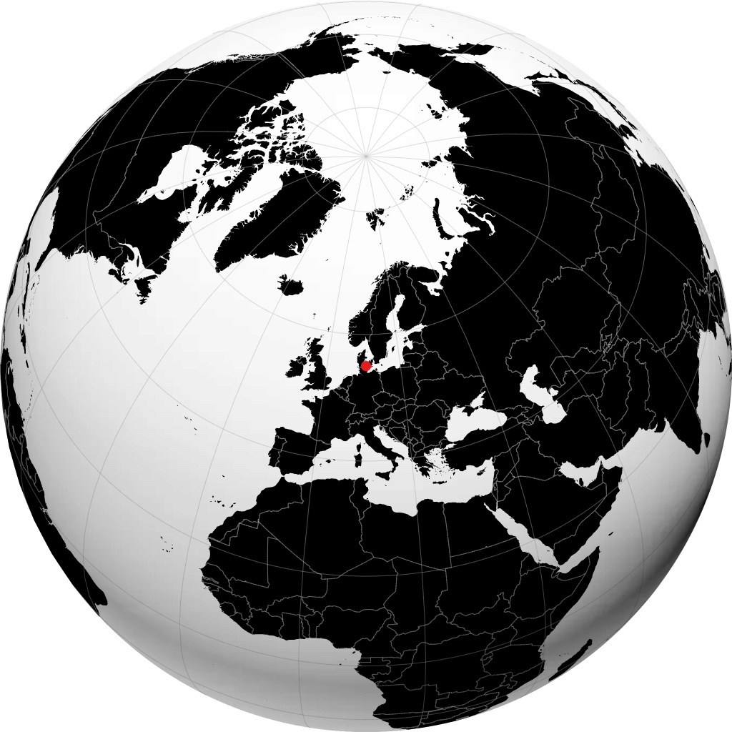Svendborg en el globo