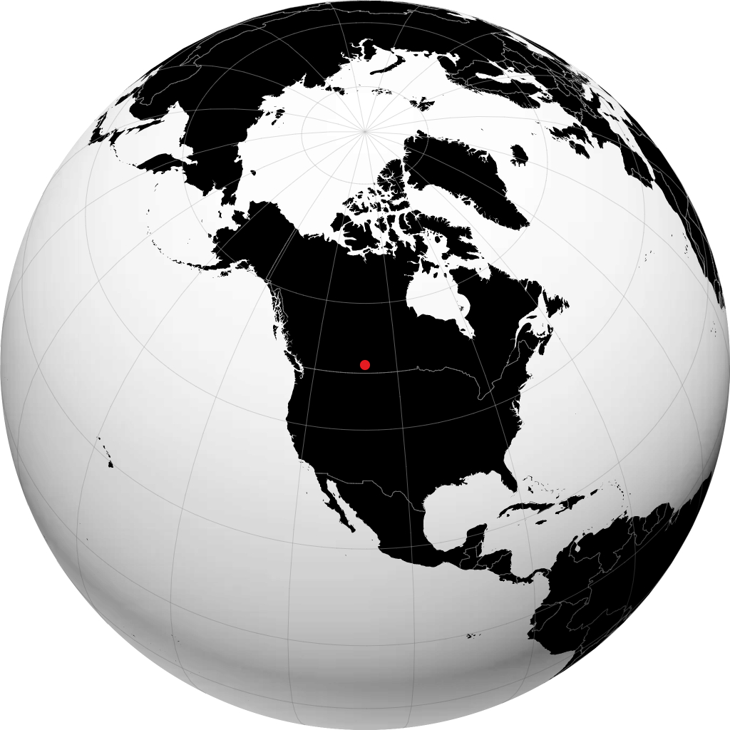 Swift Current en el globo