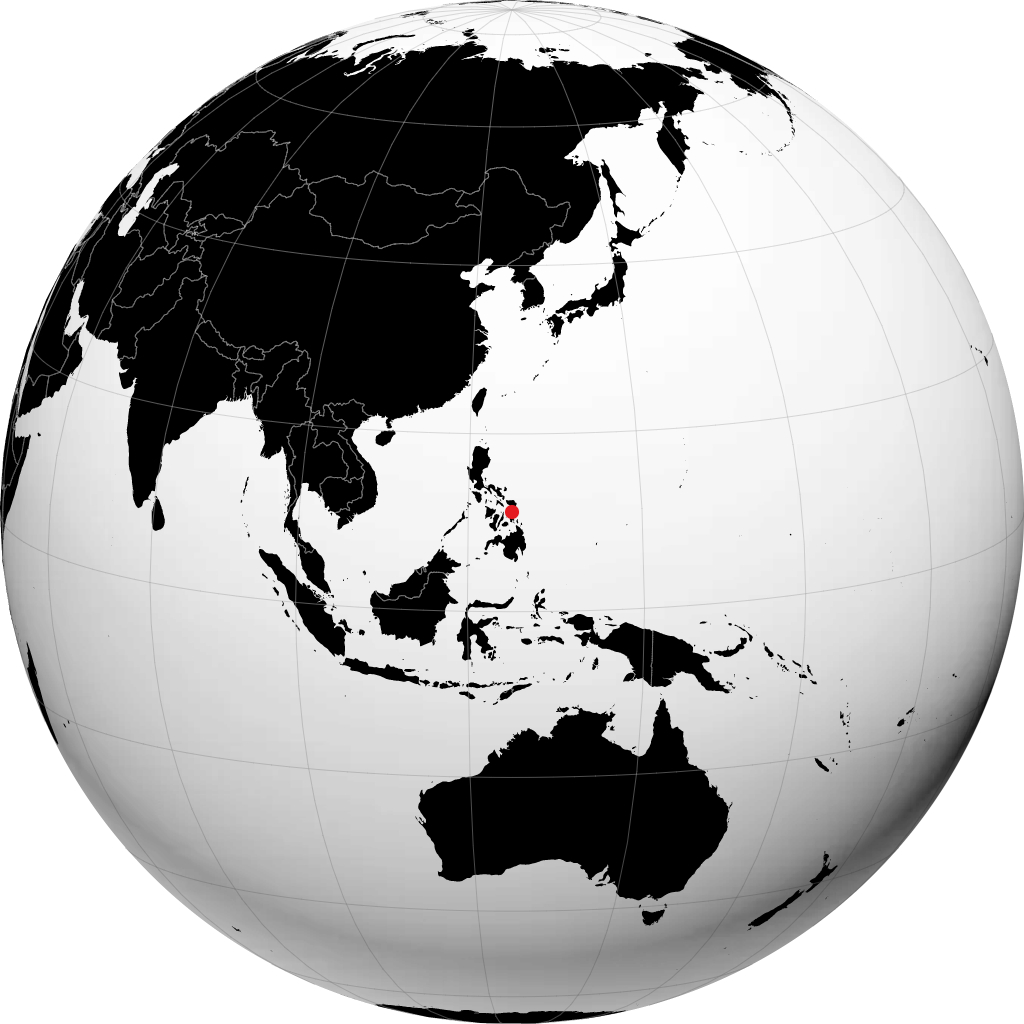 Tacloban en el globo