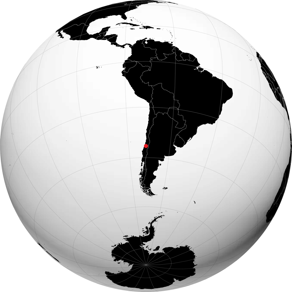 Talca en el globo