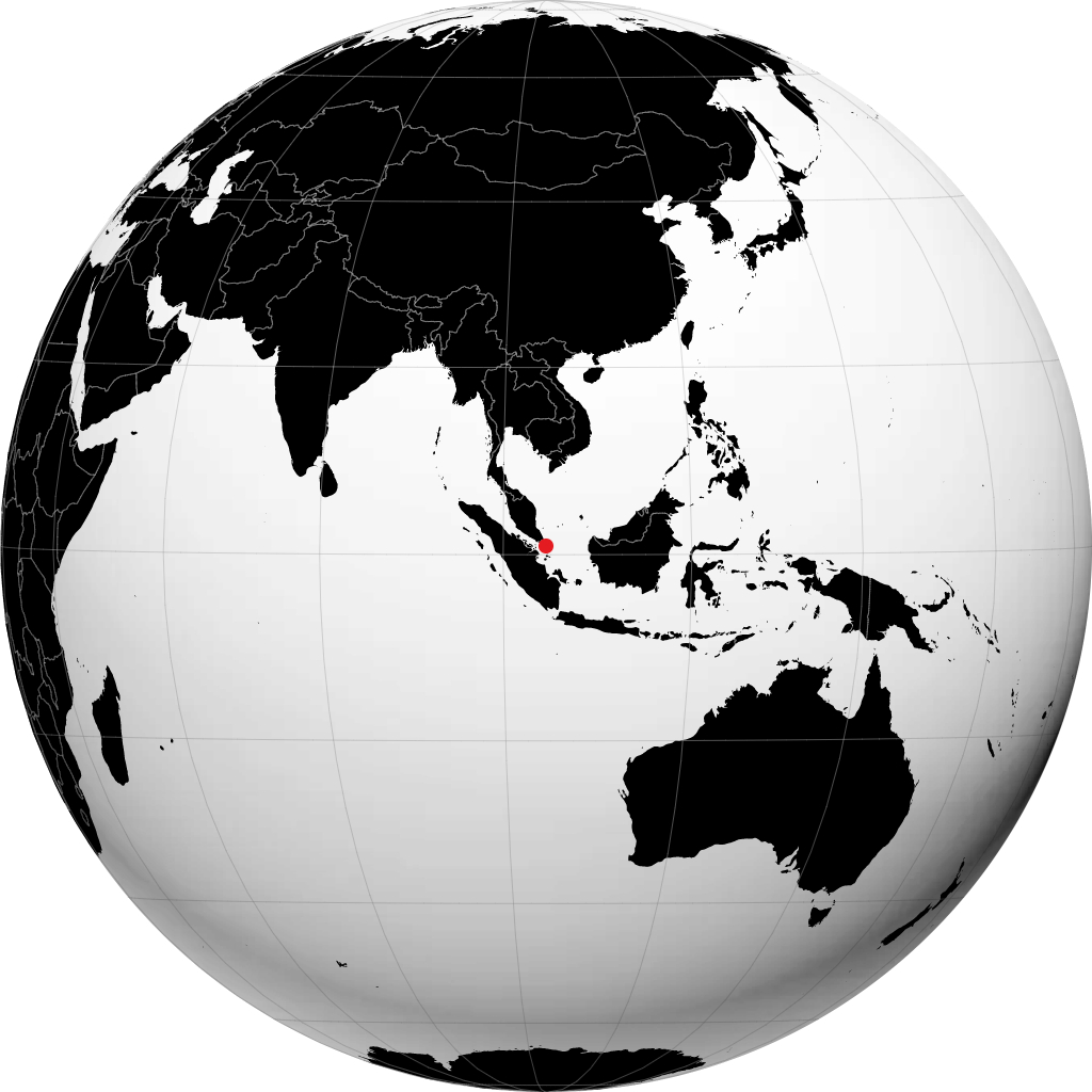 Tanjung Pinang en el globo
