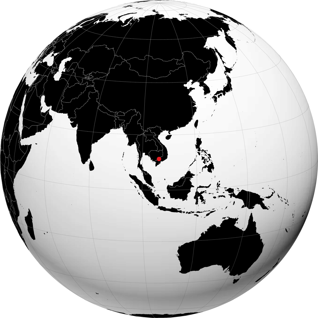 Tay Ninh en el globo