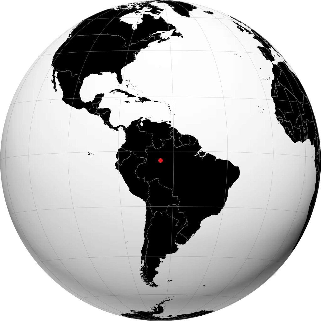 Tefé en el globo