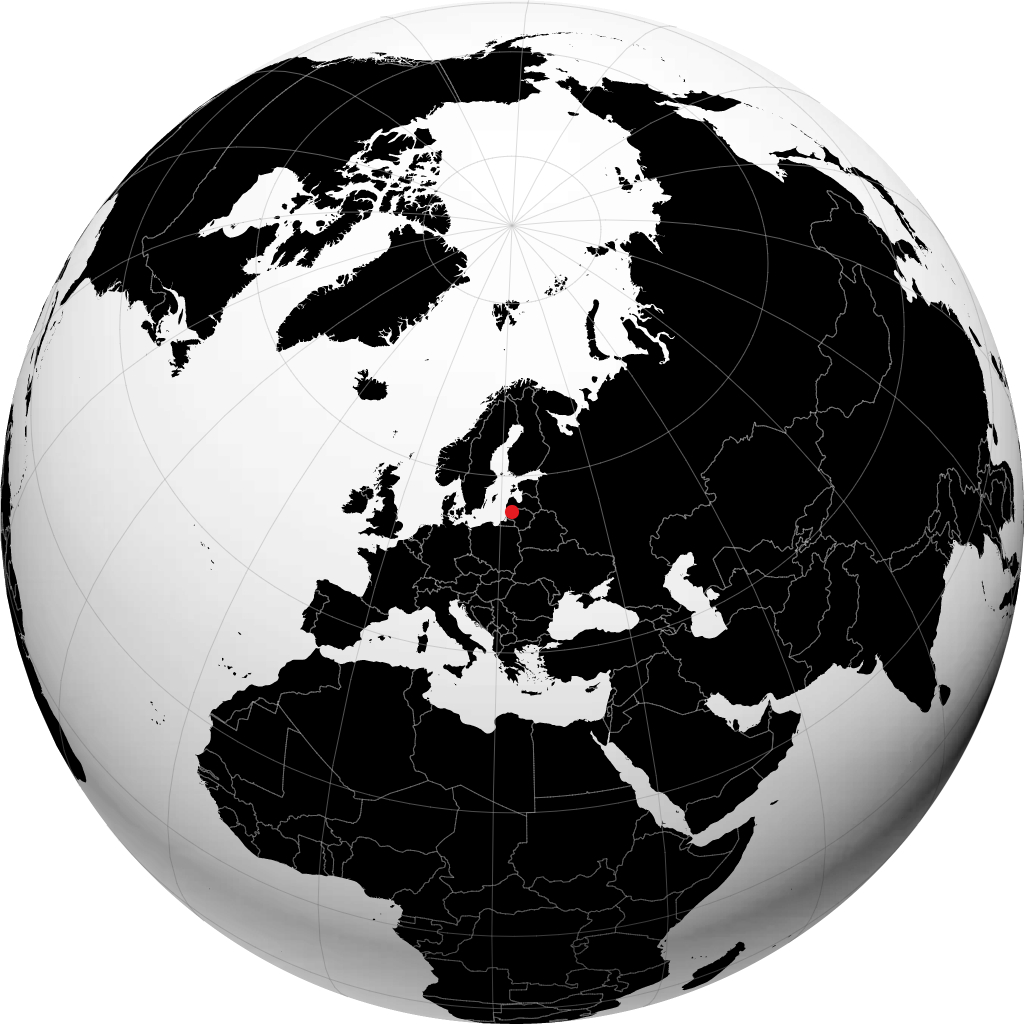 Telšiai en el globo