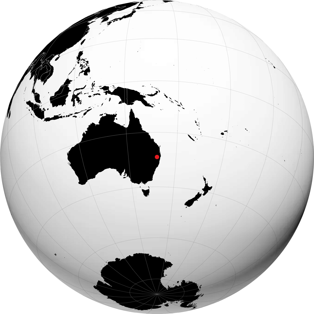 Tenterfield en el globo
