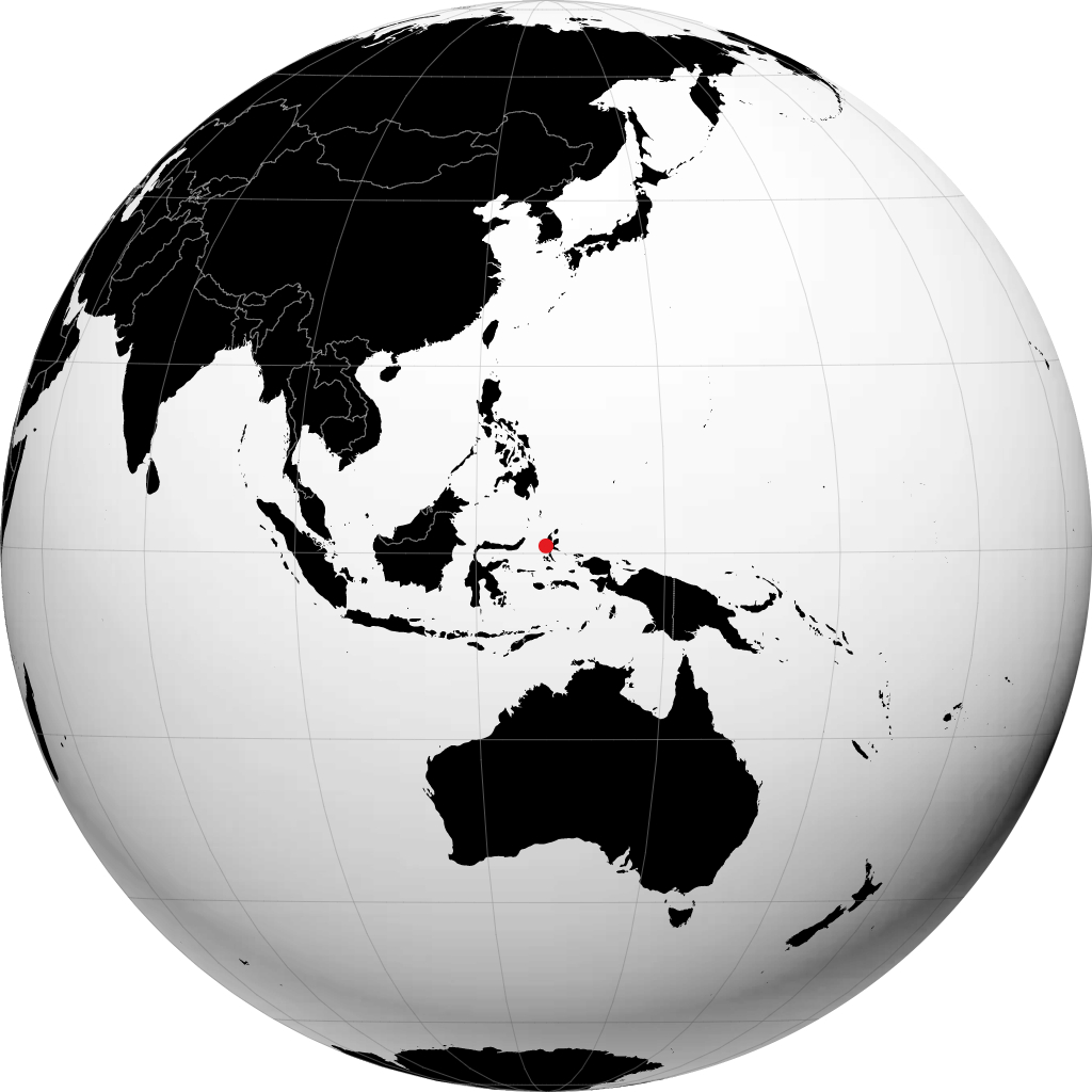 Ternate en el globo