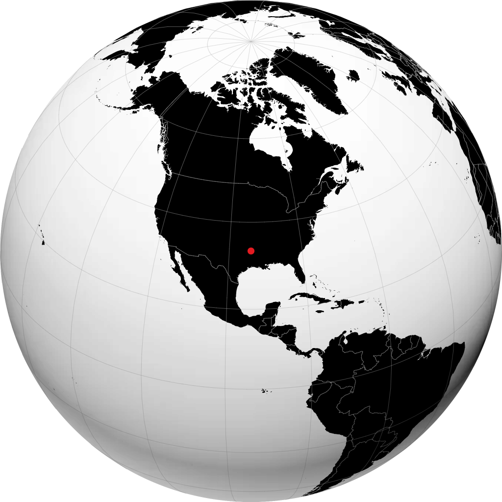 Texarkana en el globo