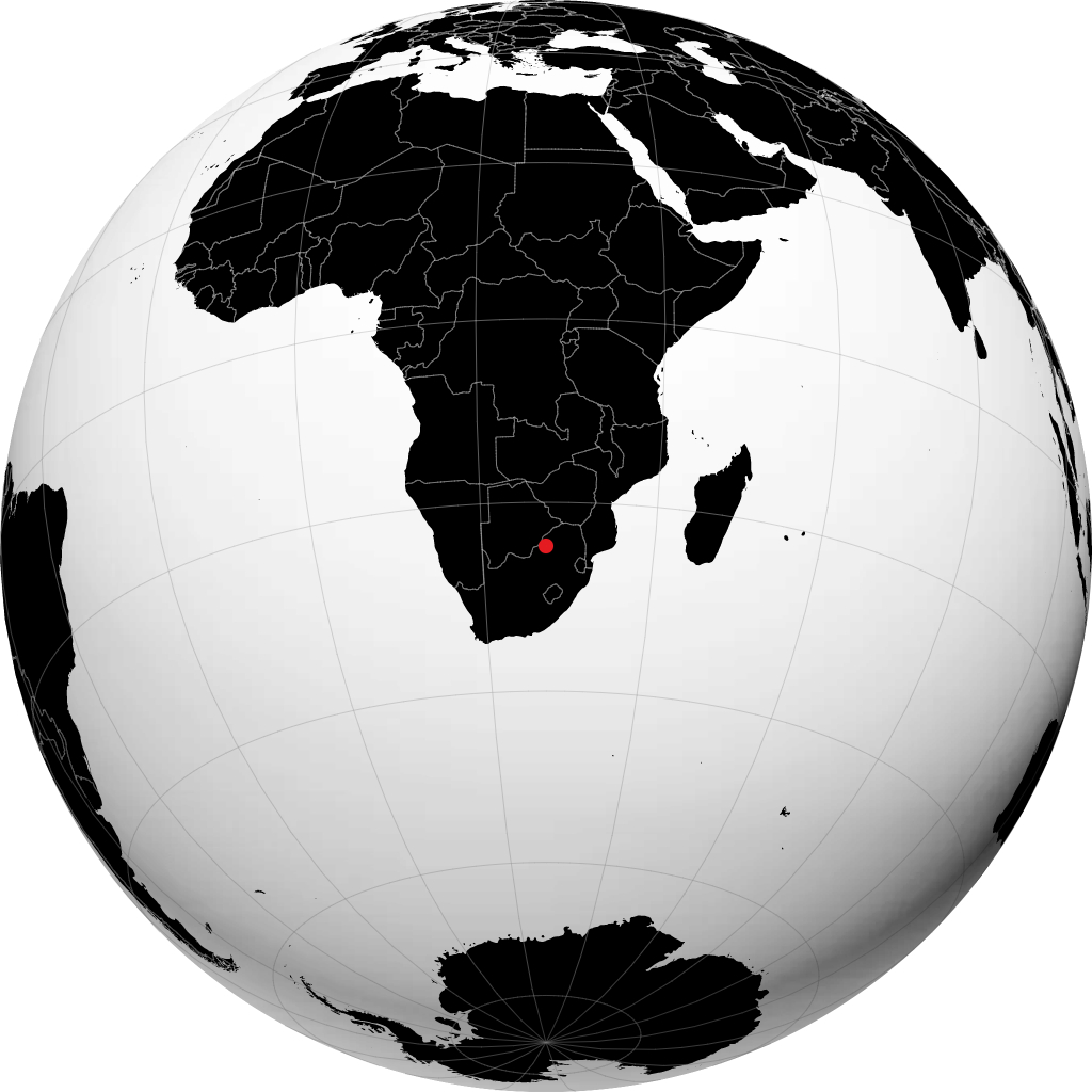 Thabazimbi en el globo