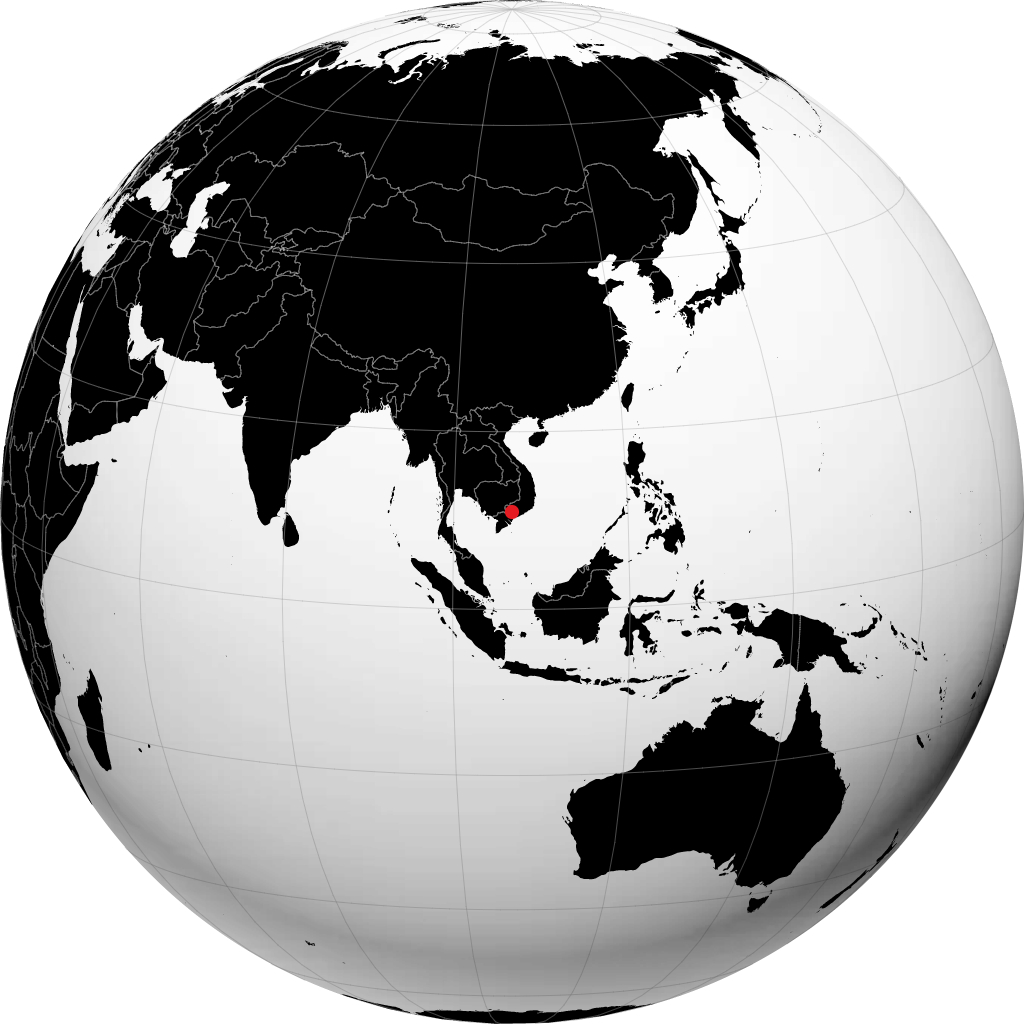 Thu Dau Mot en el globo