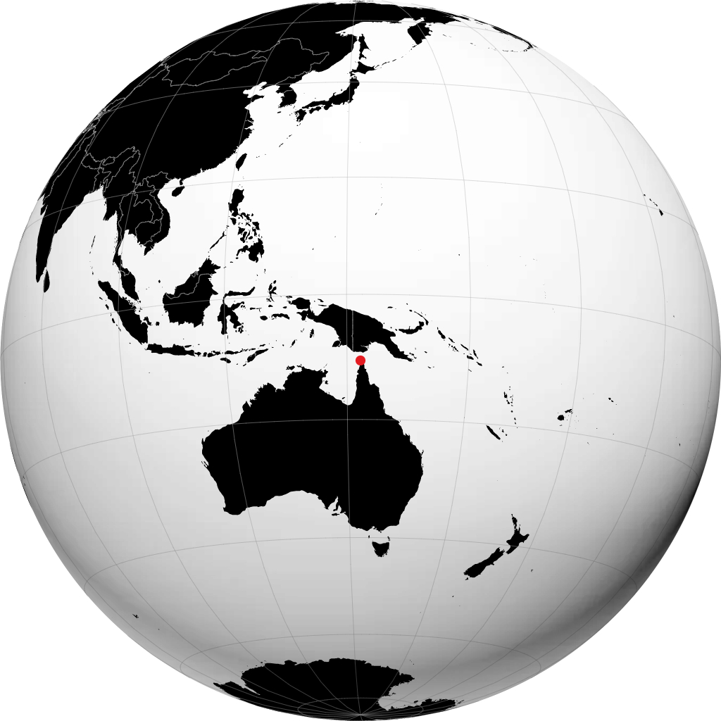 Thursday Island en el globo