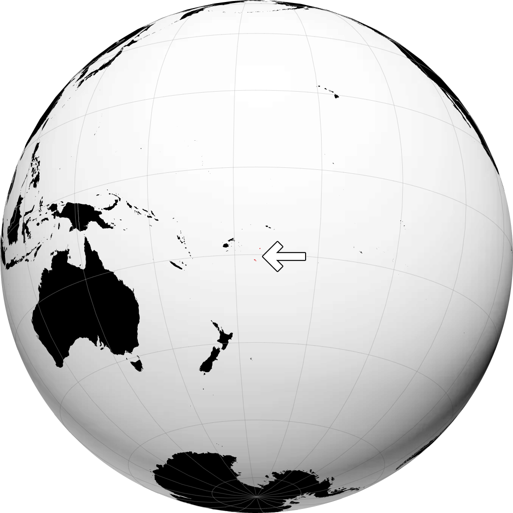 Tonga en el globo