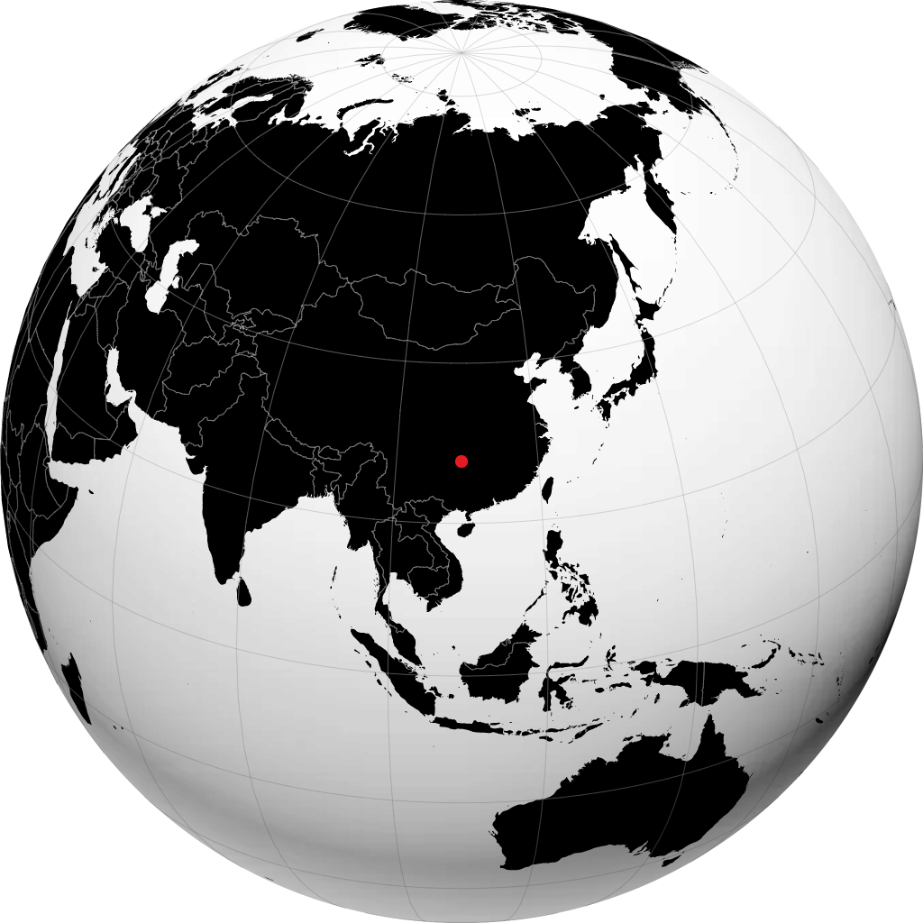 Tongren en el globo