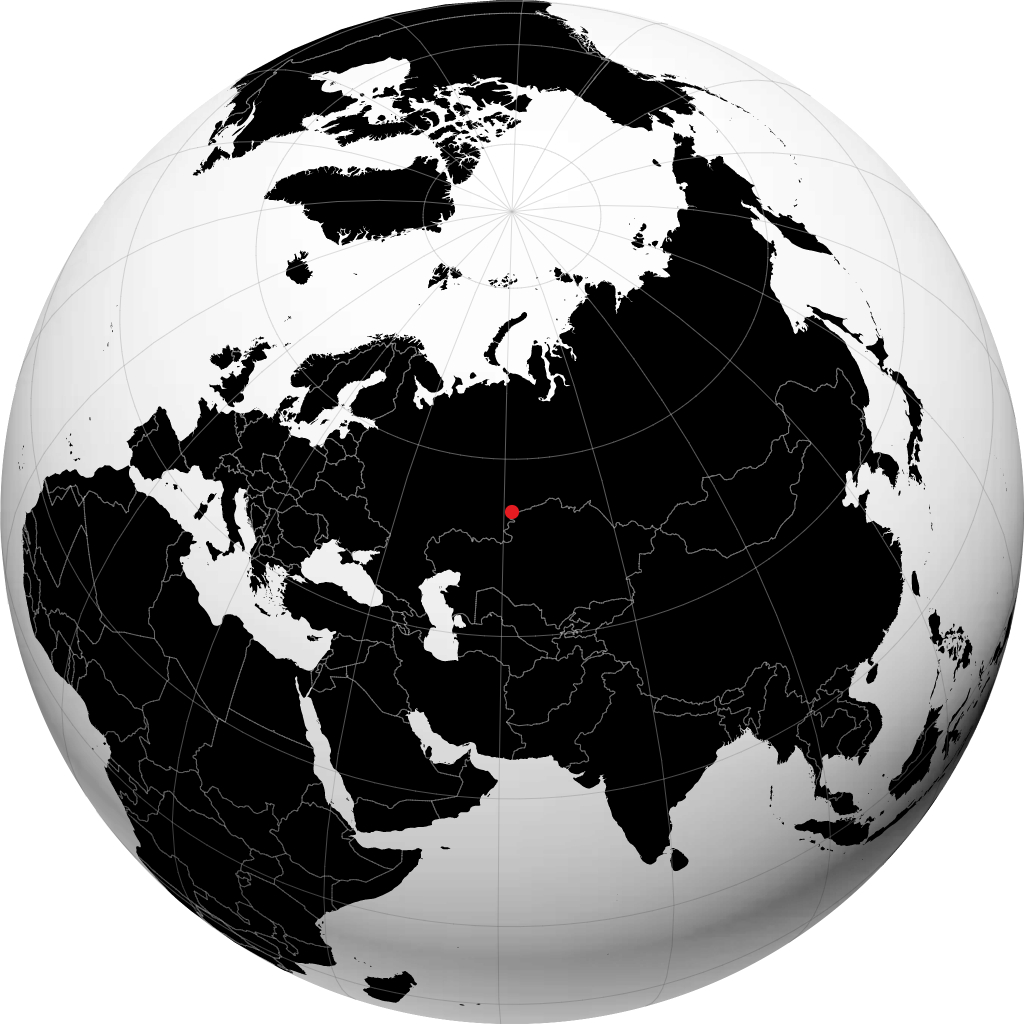 Troitsk en el globo