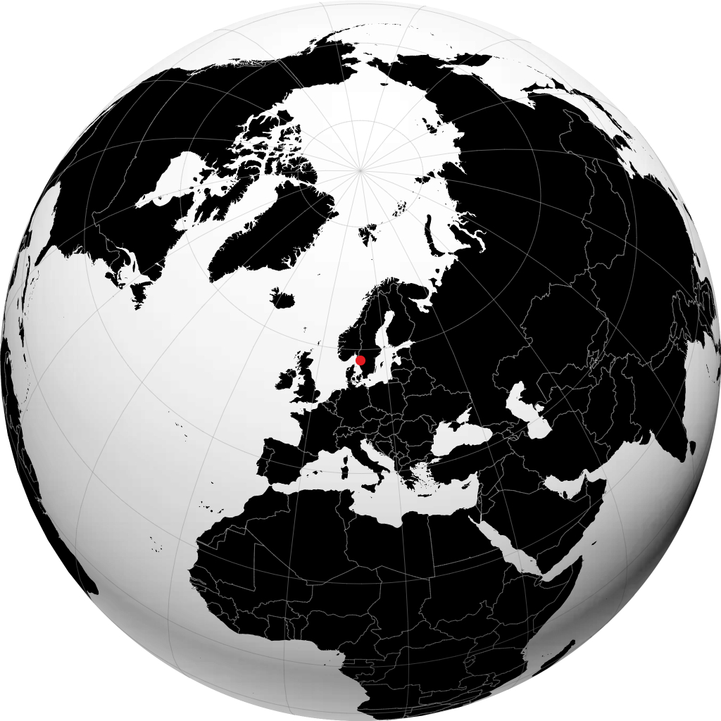 Trollhättan en el globo