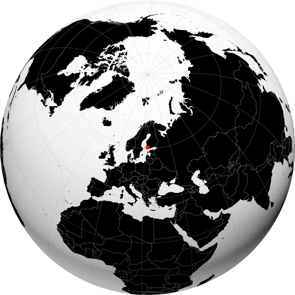 Turku en el globo