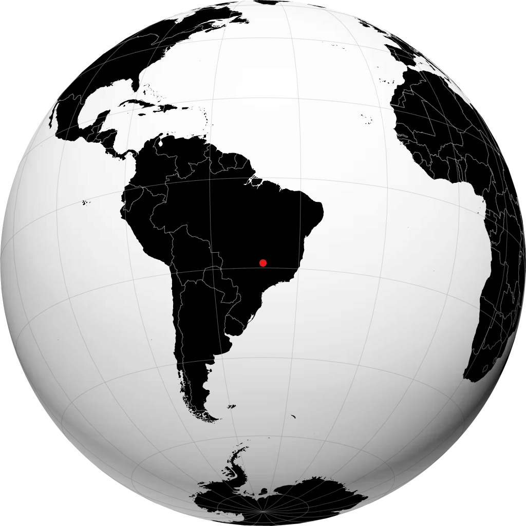 Uberlândia en el globo