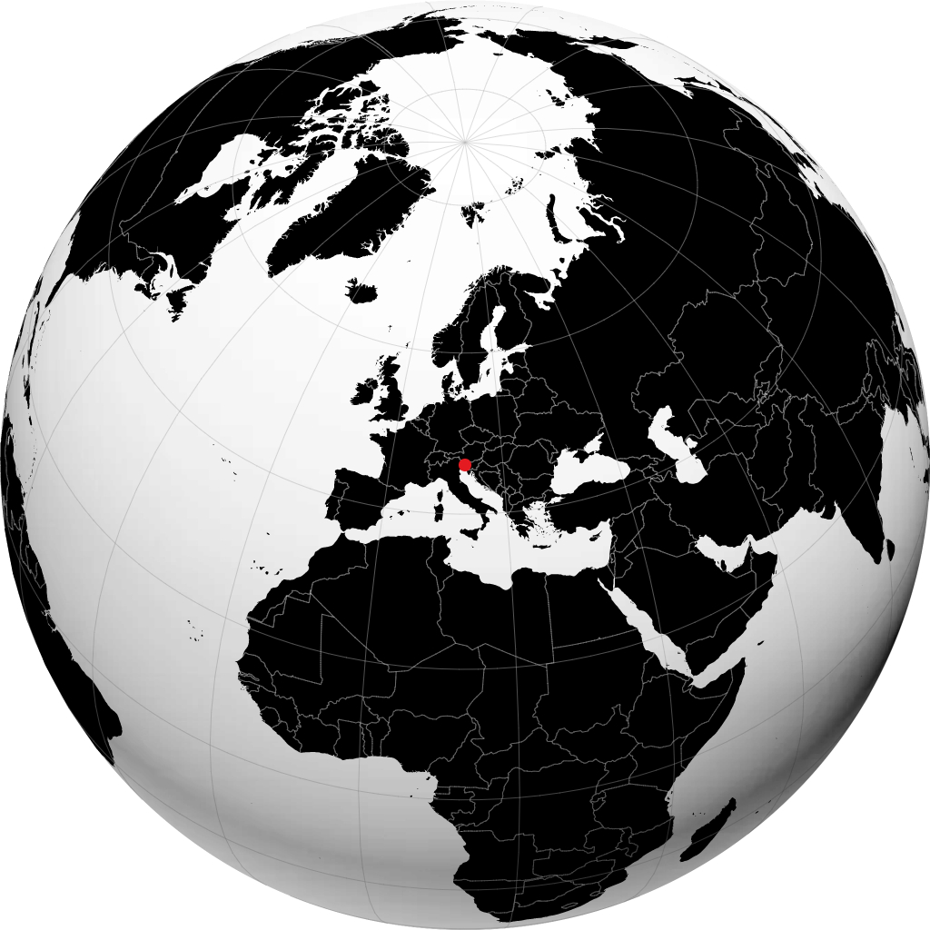 Udine en el globo