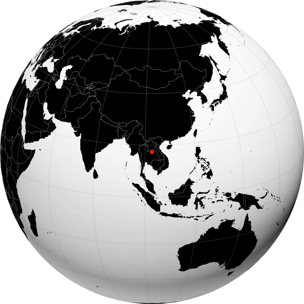 Udon Thani en el globo