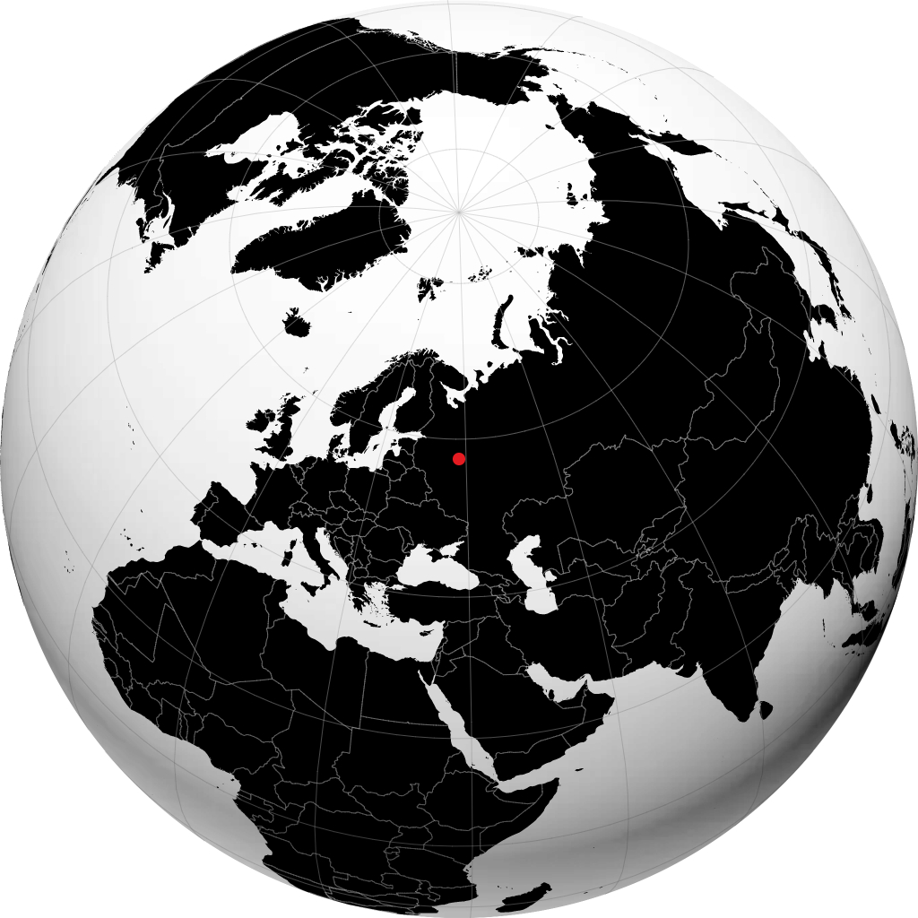 Uglich en el globo