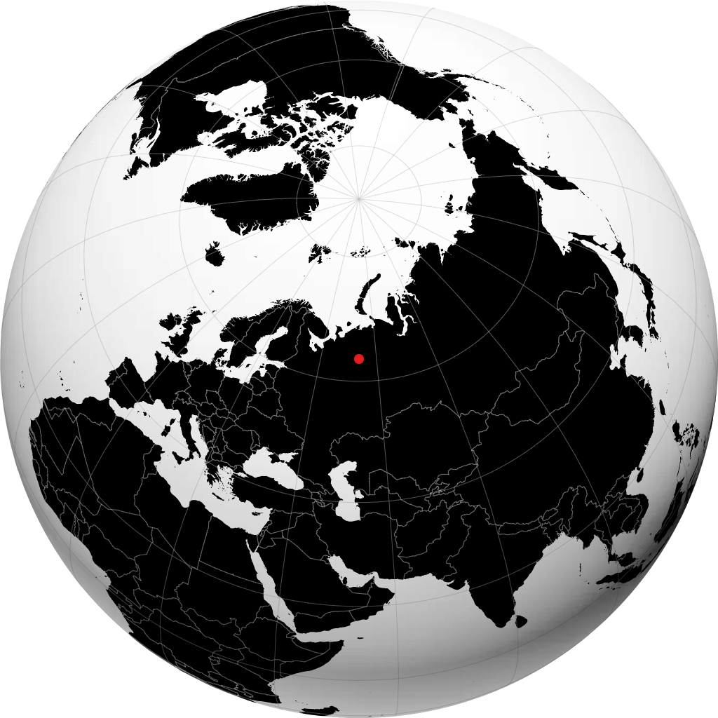 Ukhta en el globo