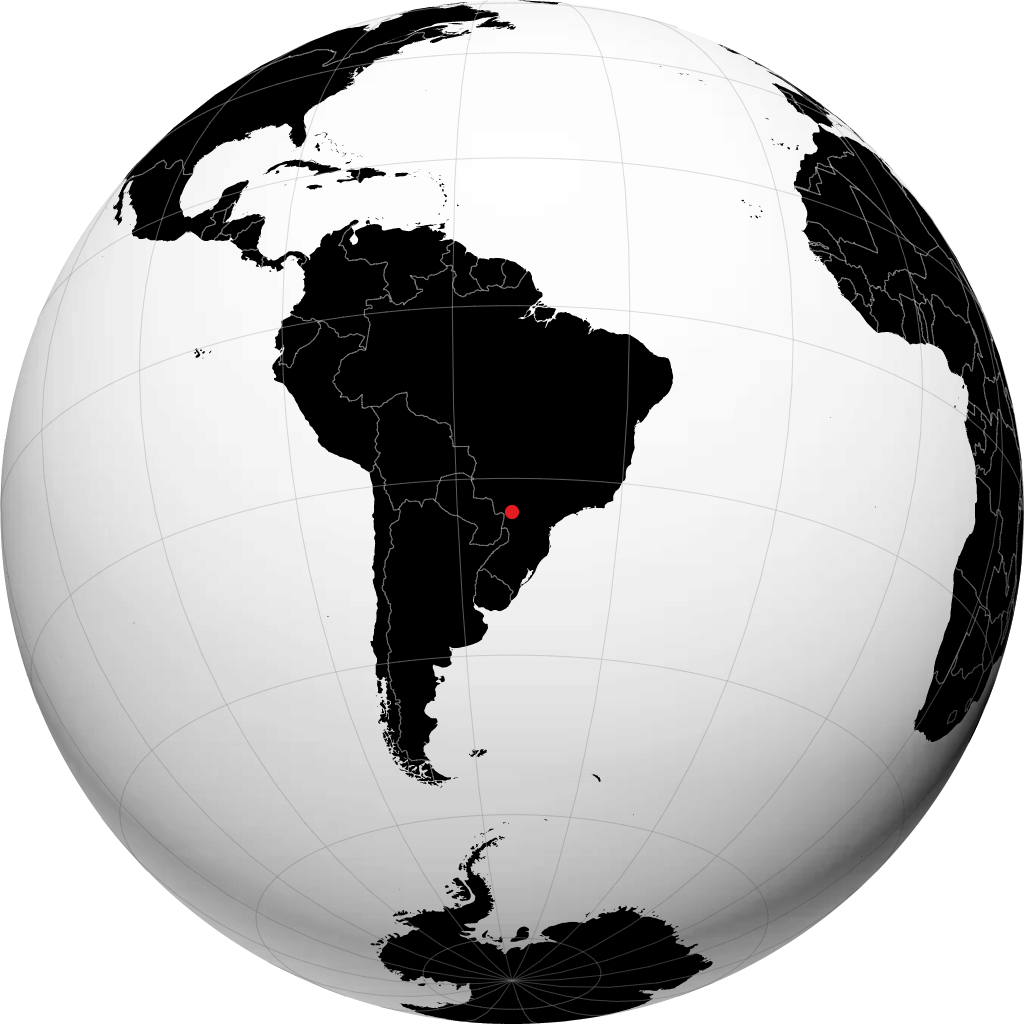 Umuarama en el globo