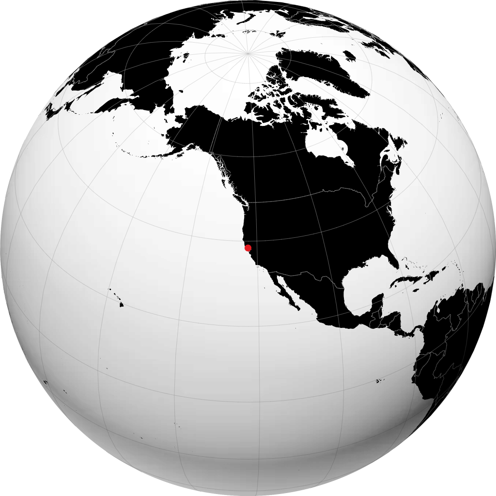Santa Rosa en el globo