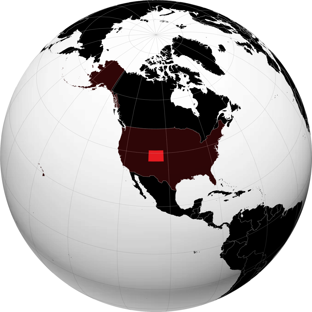 Colorado en el globo