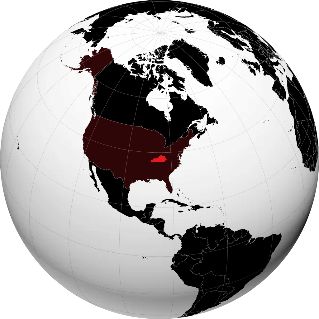 Kentucky en el globo