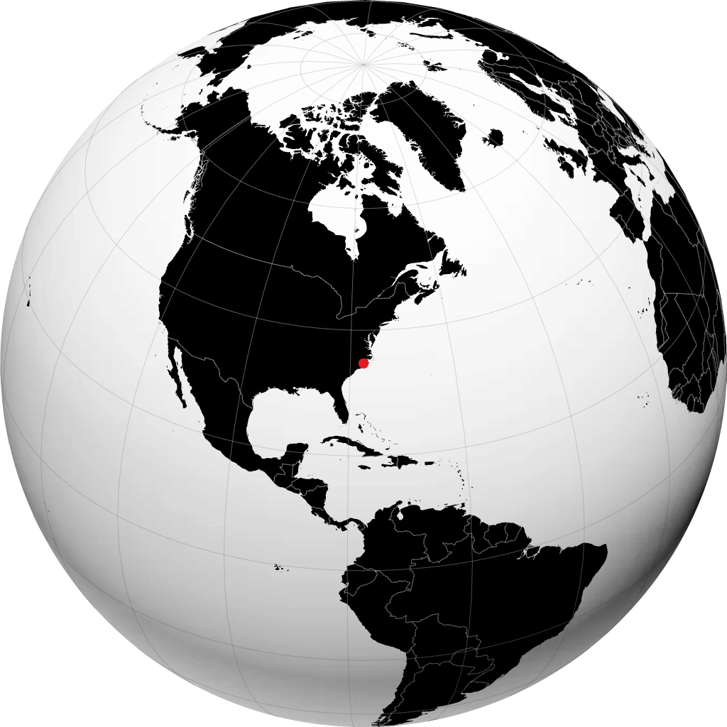 Jacksonville en el globo