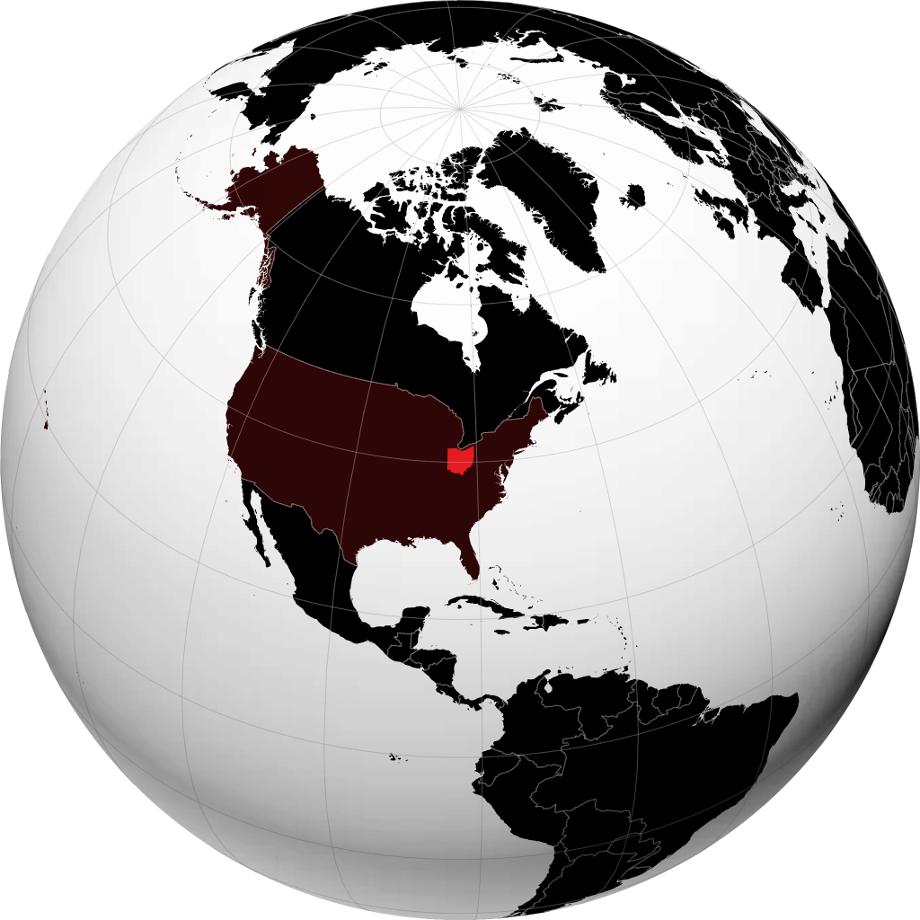 Ohio en el globo