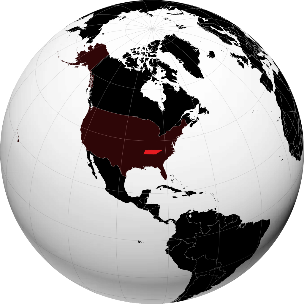 Tennessee en el globo