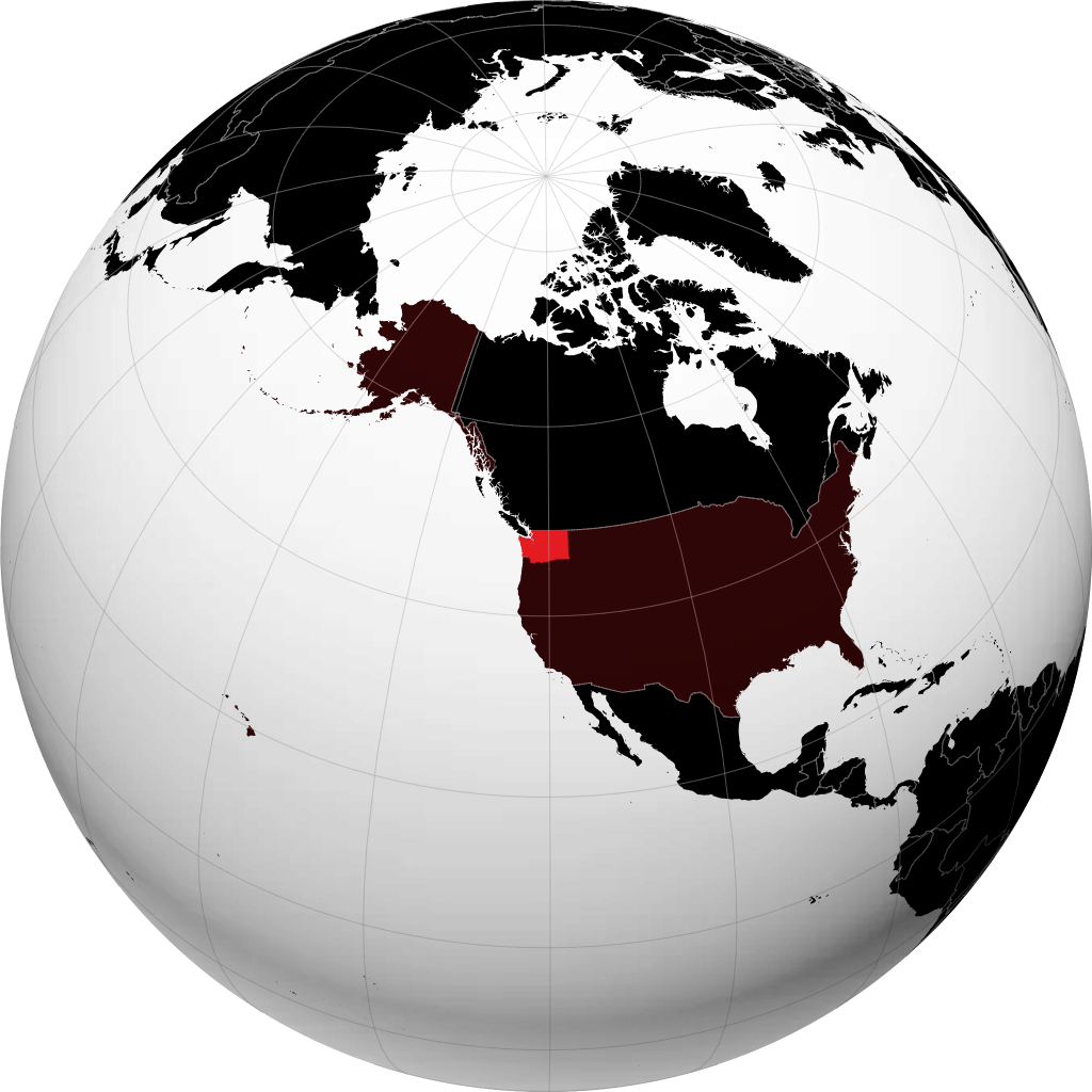 Washington en el globo