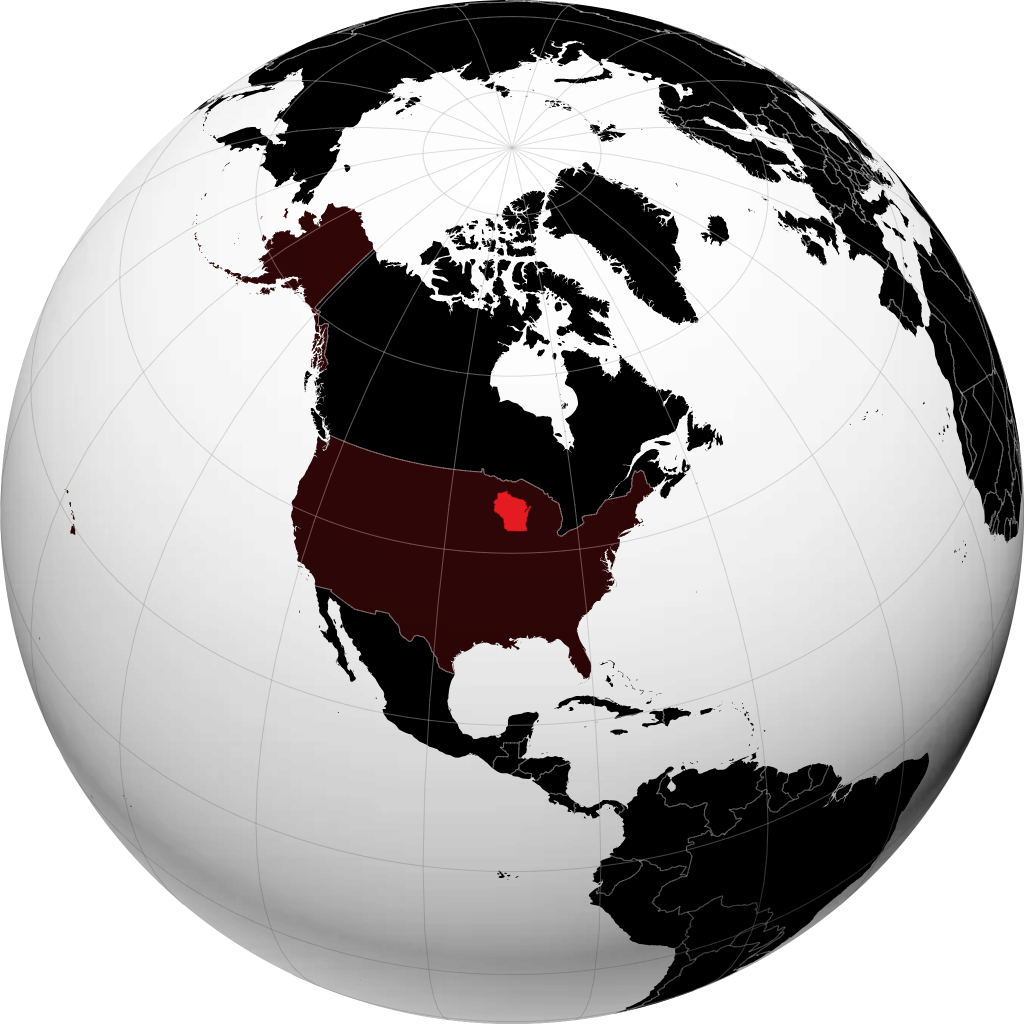 Wisconsin en el globo