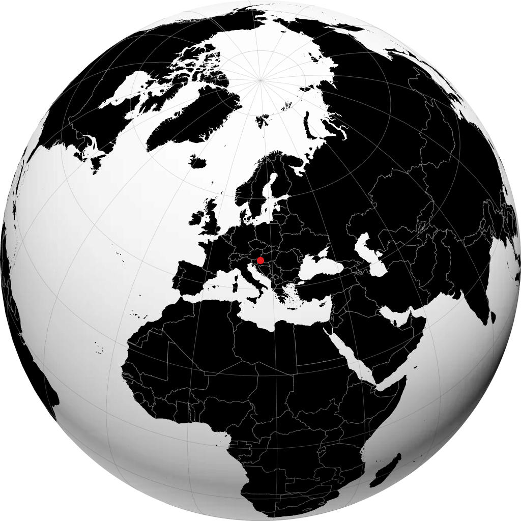 Varaždin en el globo