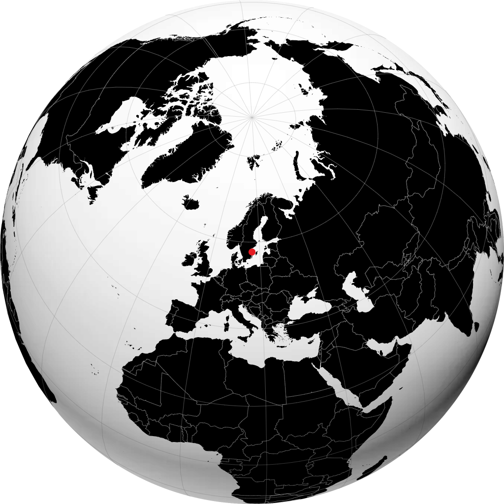 Västervik en el globo