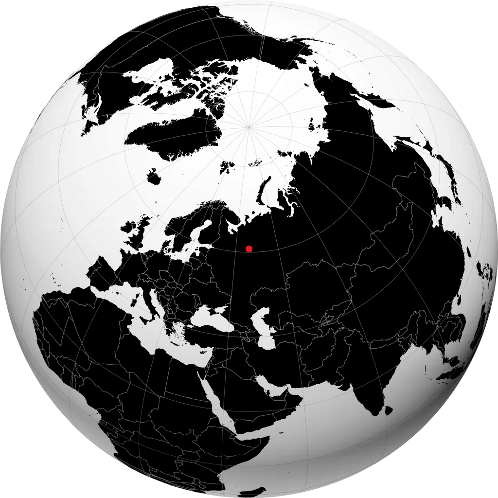 Velikiy Ustyug en el globo