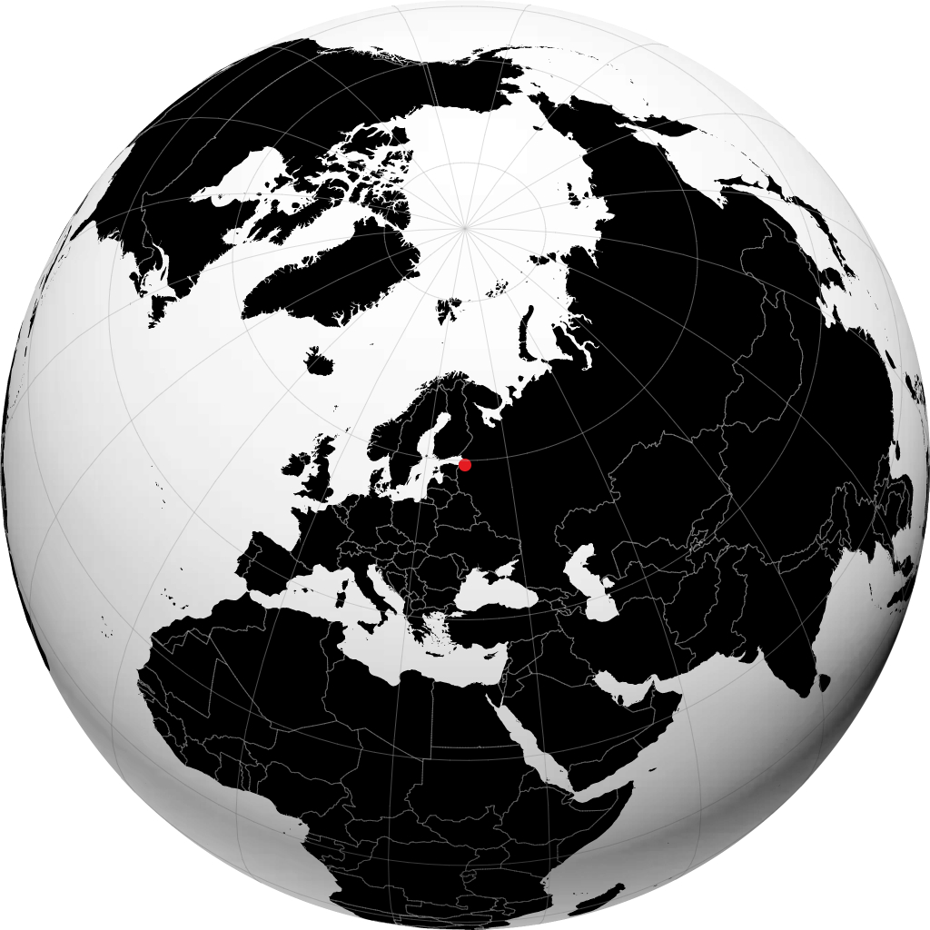 Volosovo en el globo