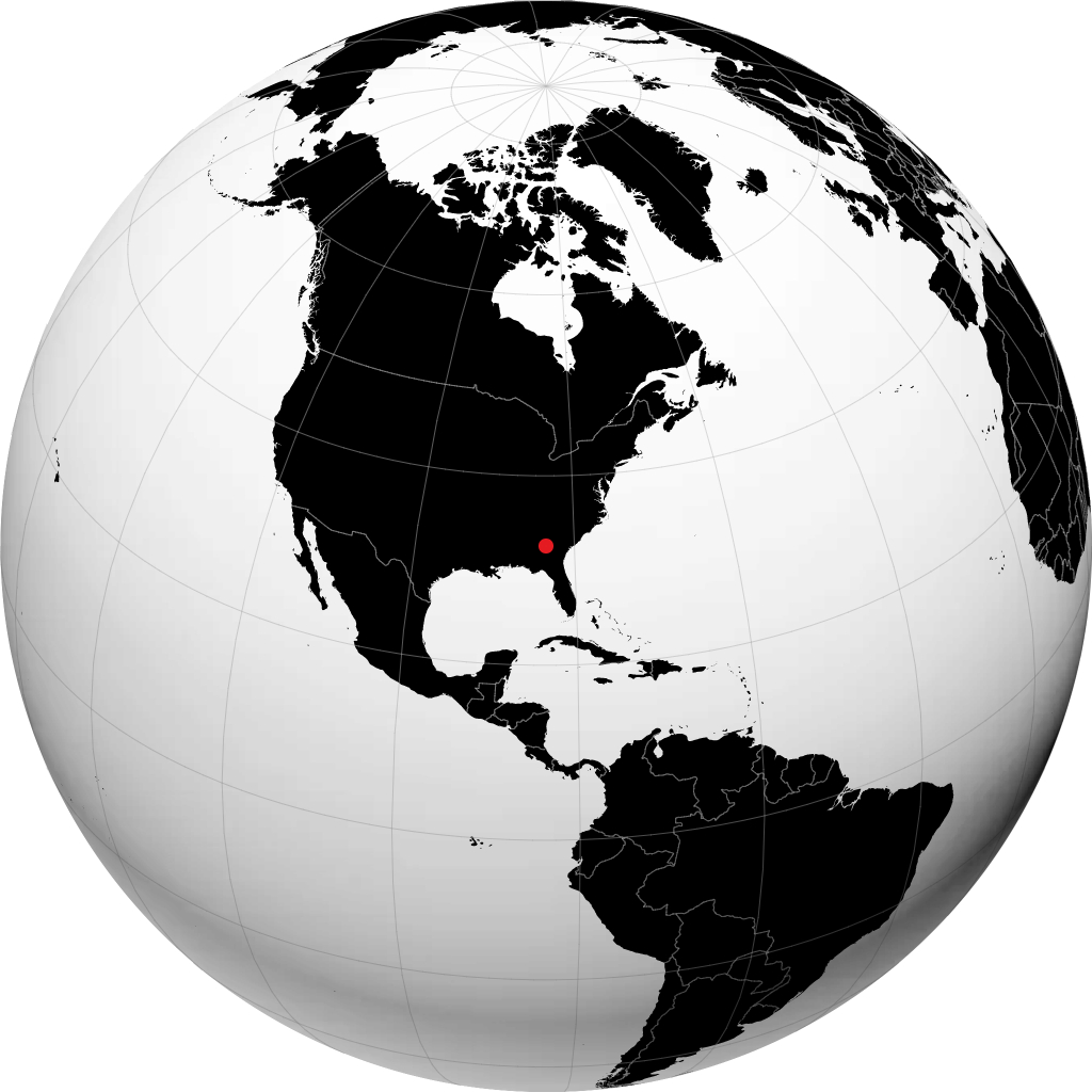 Warner Robins en el globo