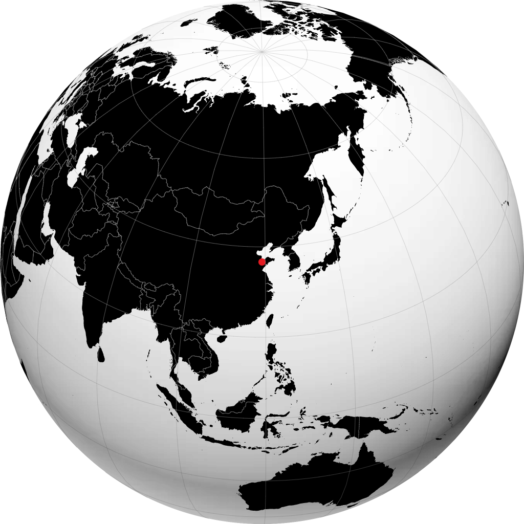 Weifang en el globo