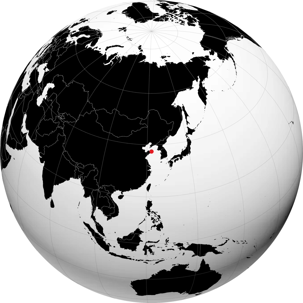 Weihai en el globo