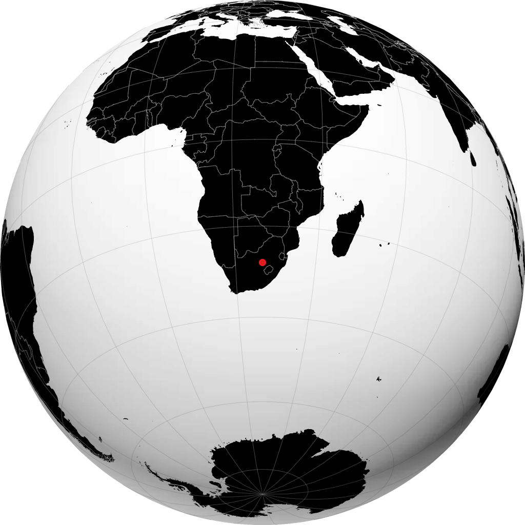 Welkom en el globo