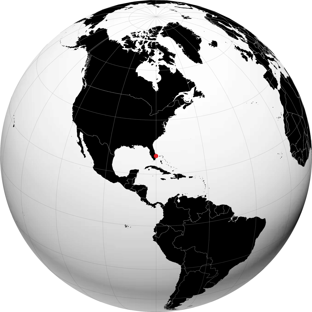 West Palm Beach en el globo