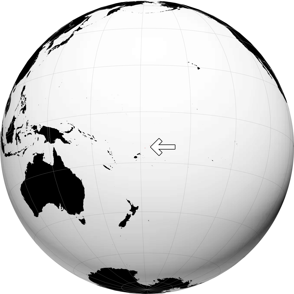 Wallis y Futuna en el globo