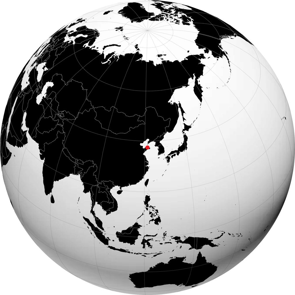 Yantai en el globo