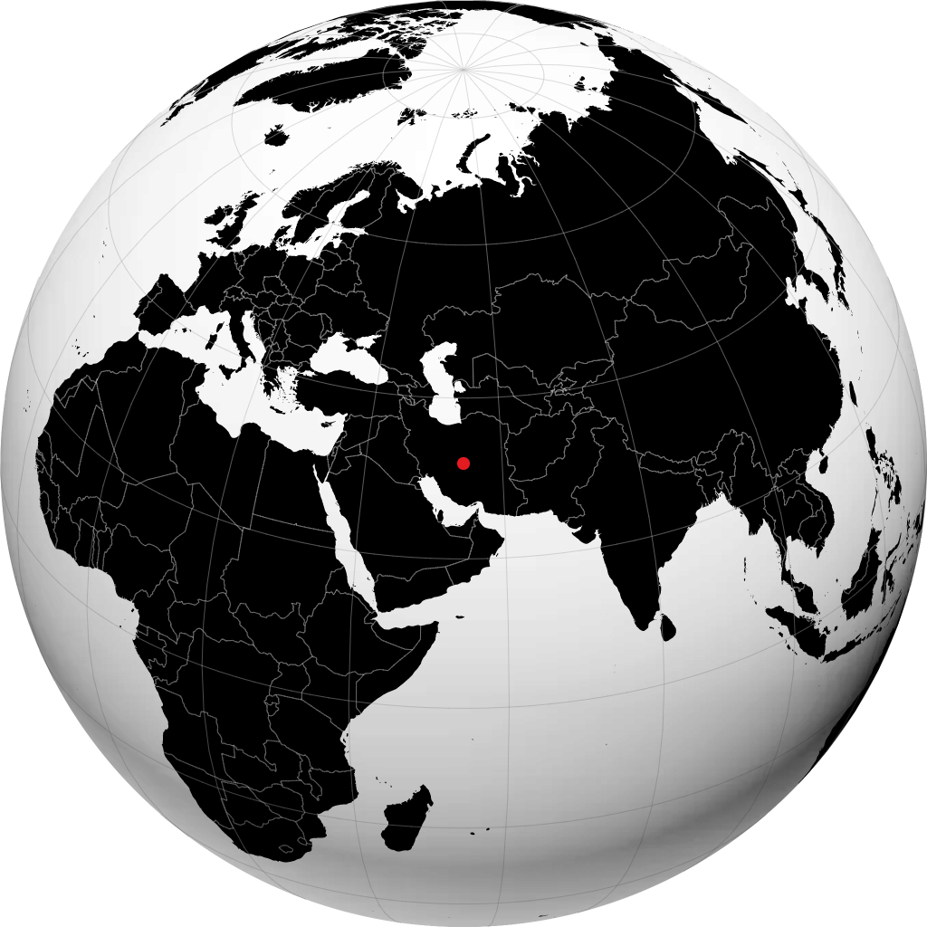 Yazd en el globo